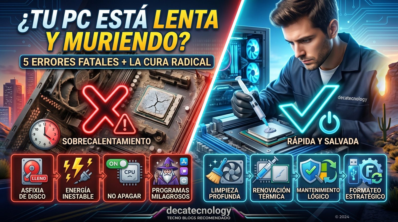 5 Errores Fatales que Están Destruyendo tu PC Sin que lo Sepas